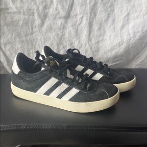 Adidas Classic Black and White Trainers